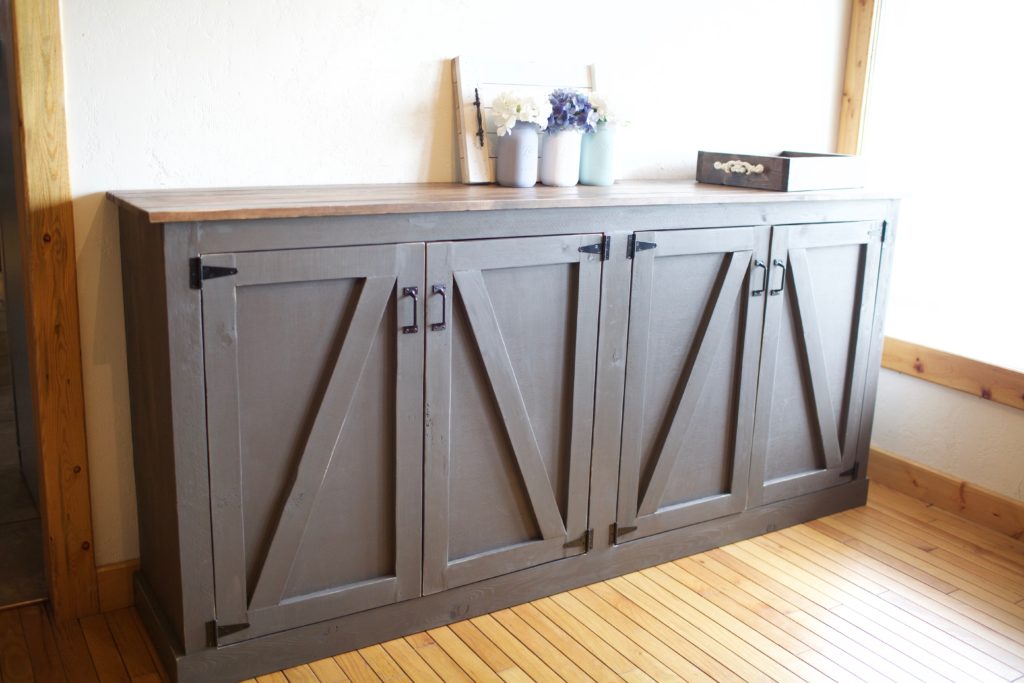 DIY Rustic Sideboard/Locker Cabinet - Sunny and 79